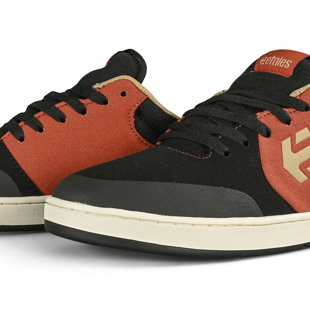 Etnies Marana Skate Shoes - Black/Tan/Orange