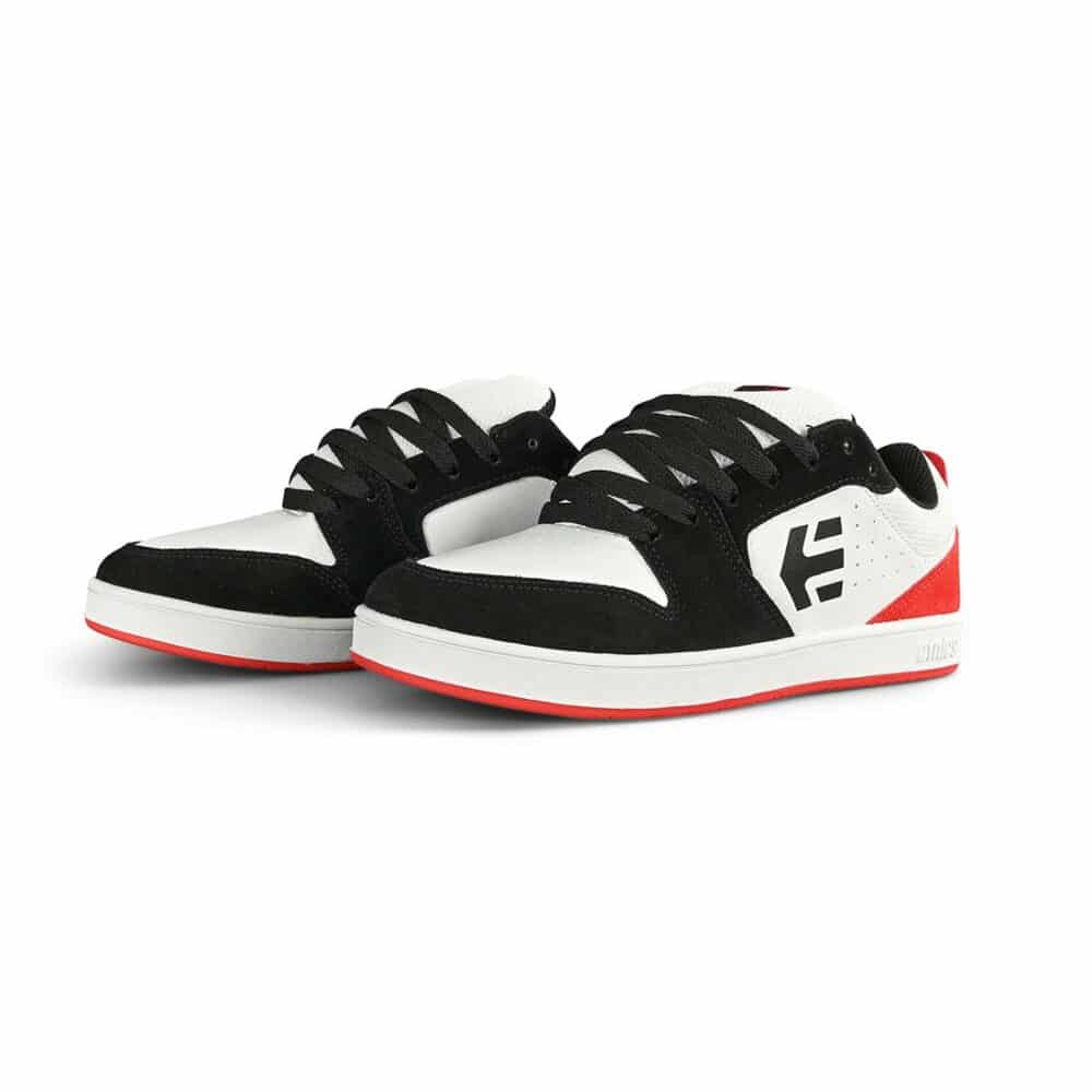 Etnies Verano Skate Shoes - Black/White/Red