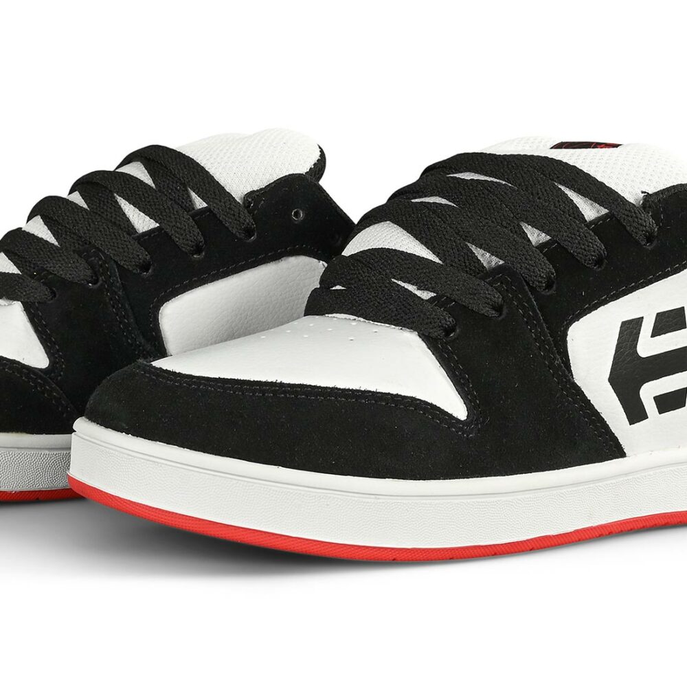 Etnies Verano Skate Shoes - Black/White/Red