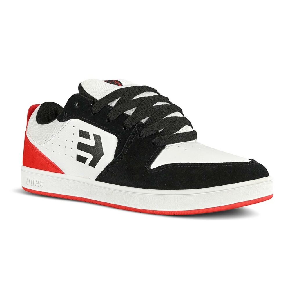 Etnies Verano Skate Shoes - Black/White/Red