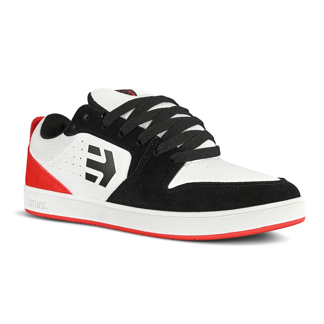 Etnies Verano Skate Shoes - Black/White/Red - Supereight