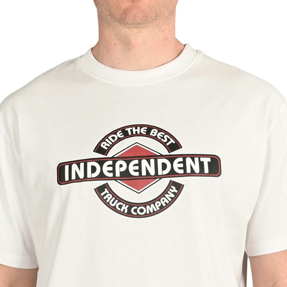 Independent RTB Bar S/S T-Shirt - White