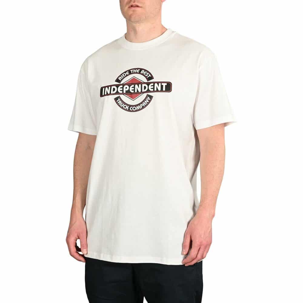 Independent RTB Bar S/S T-Shirt - White