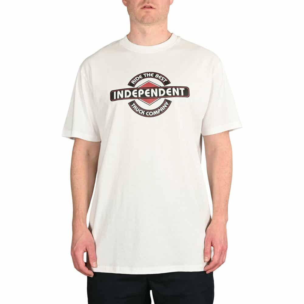 Independent RTB Bar S/S T-Shirt - White