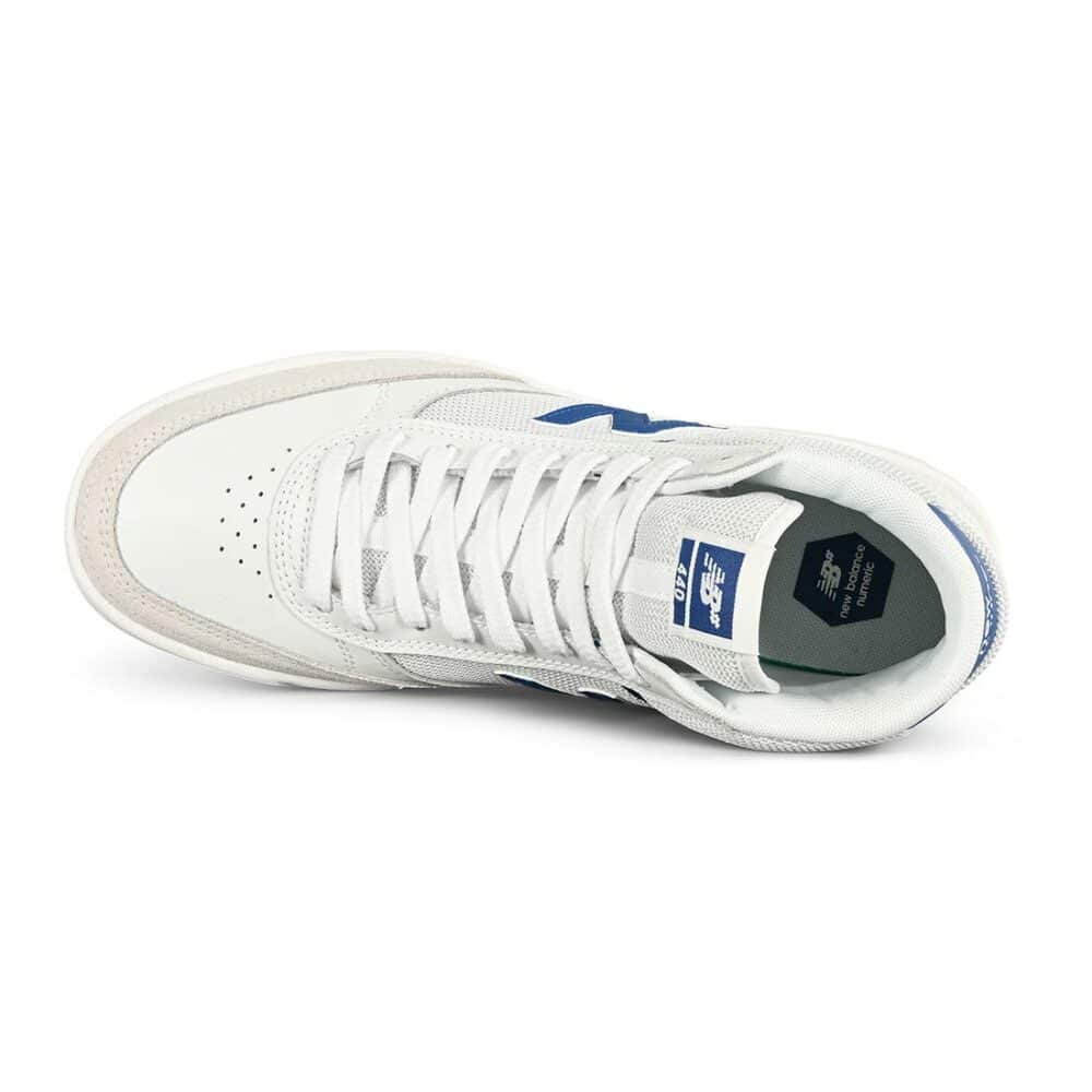 New Balance Numeric 440 High-Top Skate Shoes - White/Royal