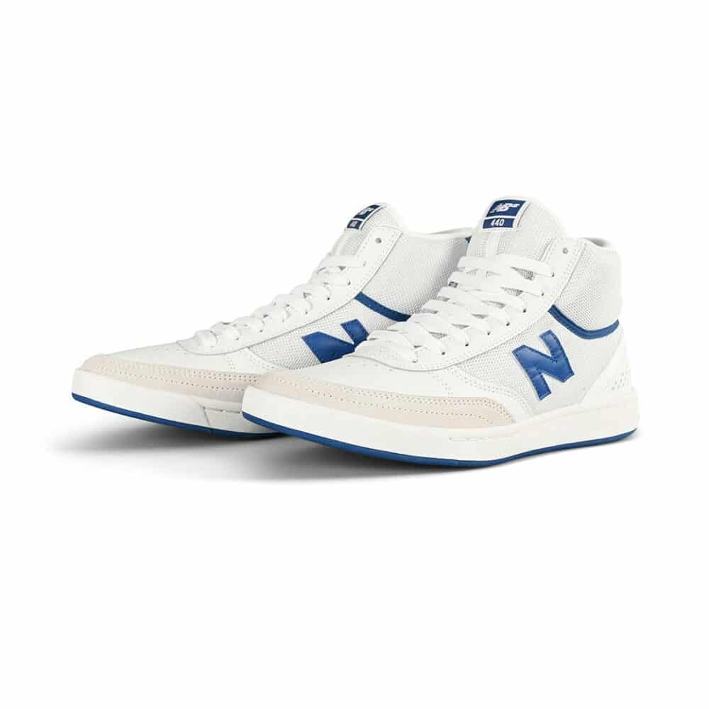 New Balance Numeric 440 High-Top Skate Shoes - White/Royal