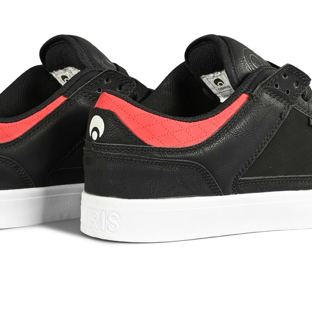 Osiris Protocol Skate Shoes - Black/Red/Diamond