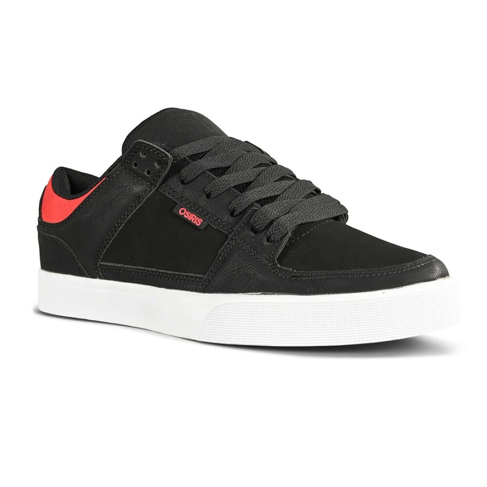 Osiris Protocol Skate Shoes - Black/Red/Diamond