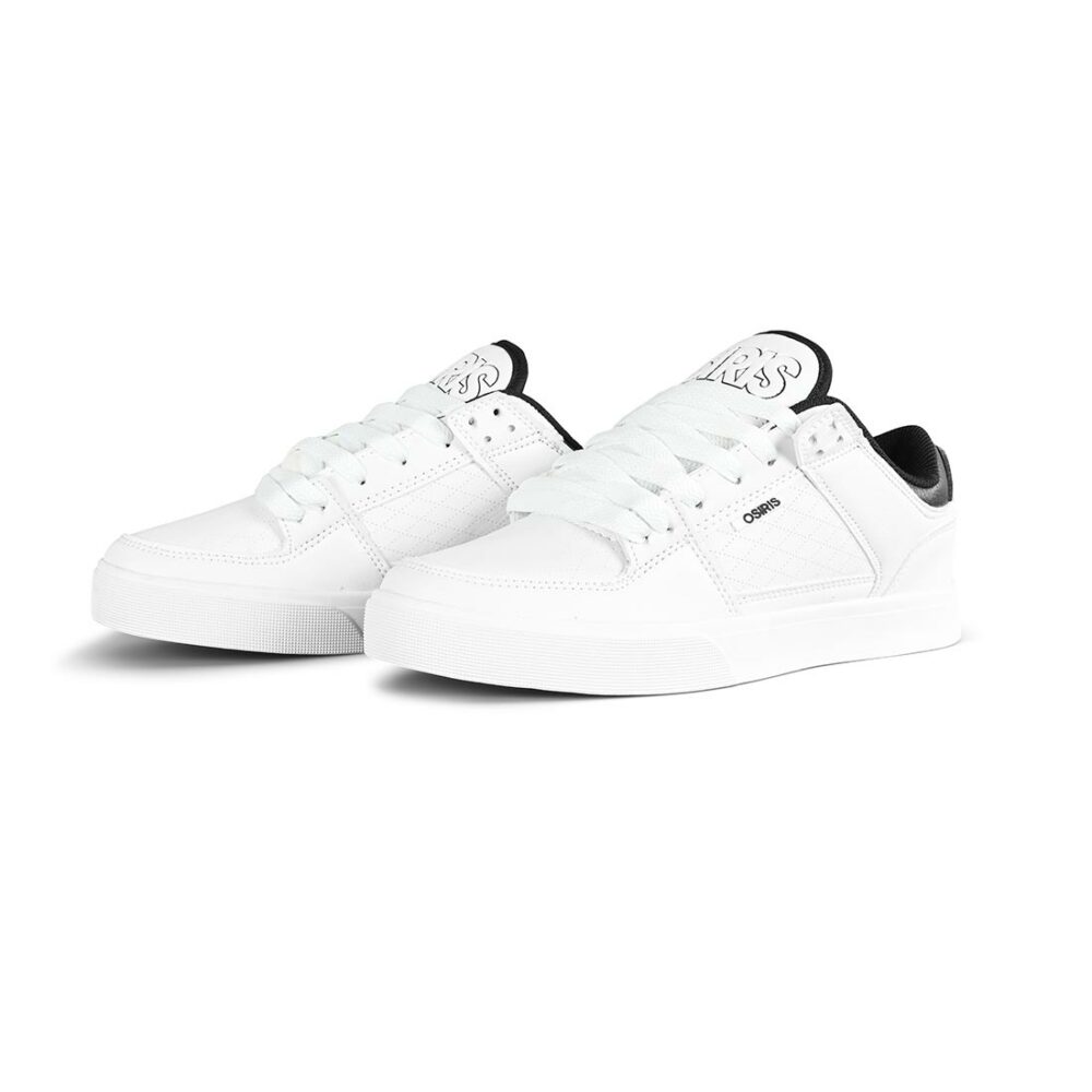 Osiris Protocol Skate Shoes - White/Black/Diamond