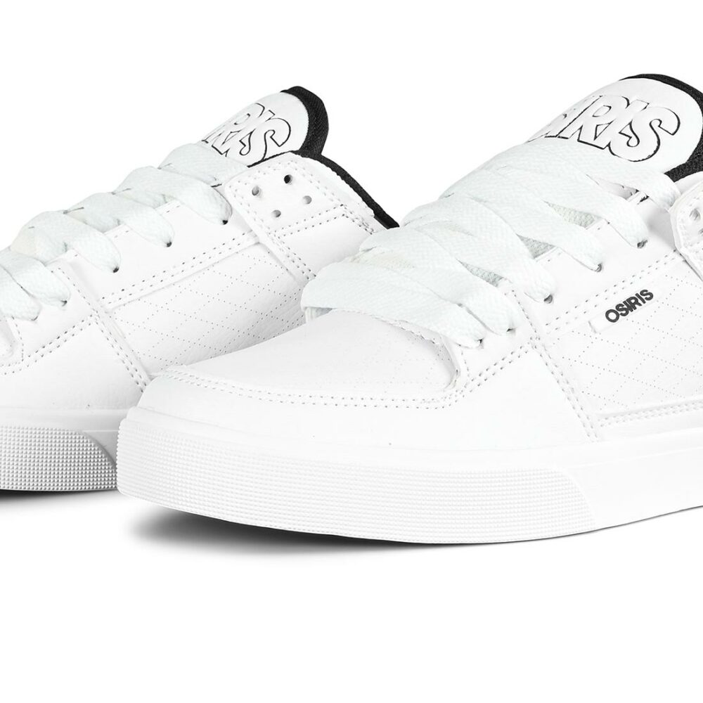 Osiris Protocol Skate Shoes - White/Black/Diamond