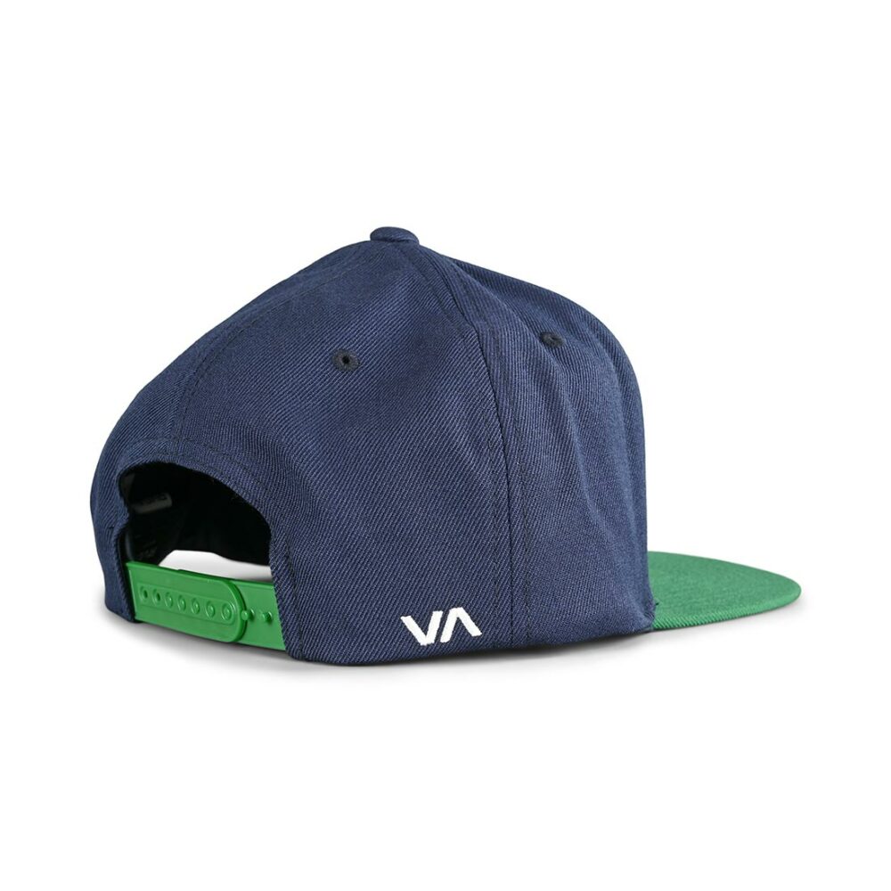 RVCA Twill Snapback Cap - Navy/Green