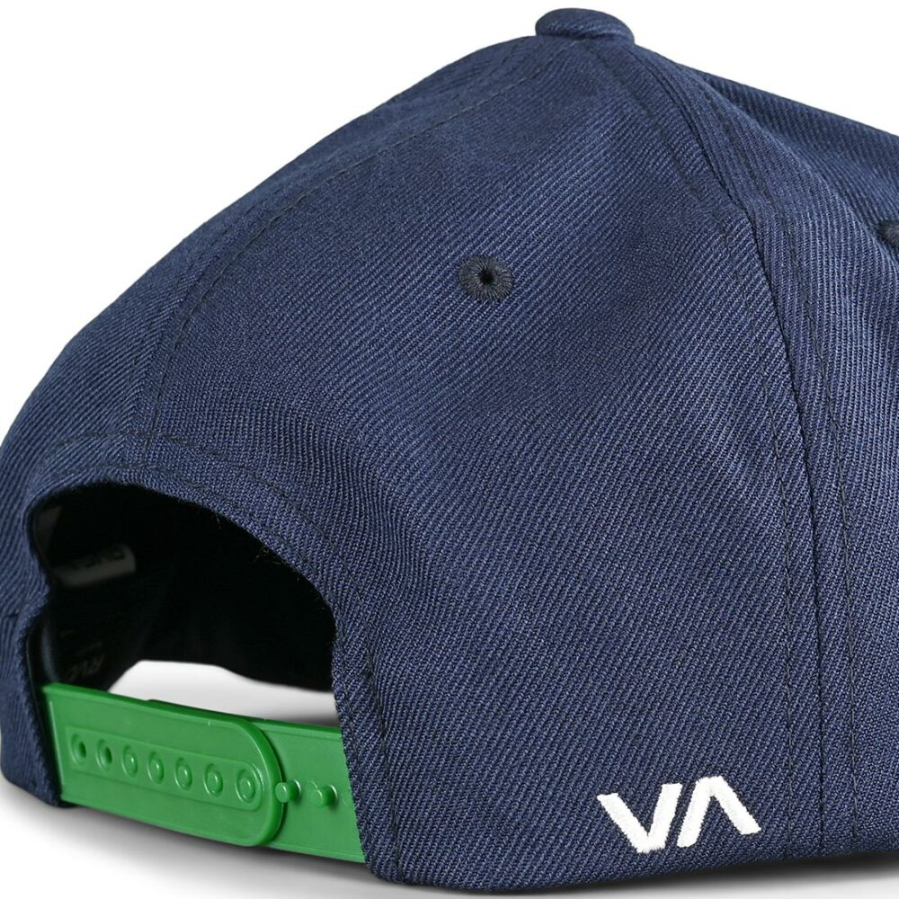 RVCA Twill Snapback Cap - Navy/Green