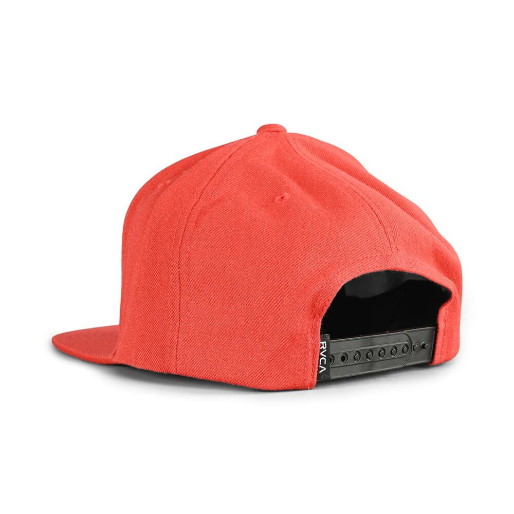 RVCA VA Patch Snapback Cap - Brick Red