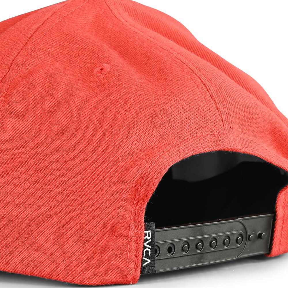 RVCA VA Patch Snapback Cap - Brick Red