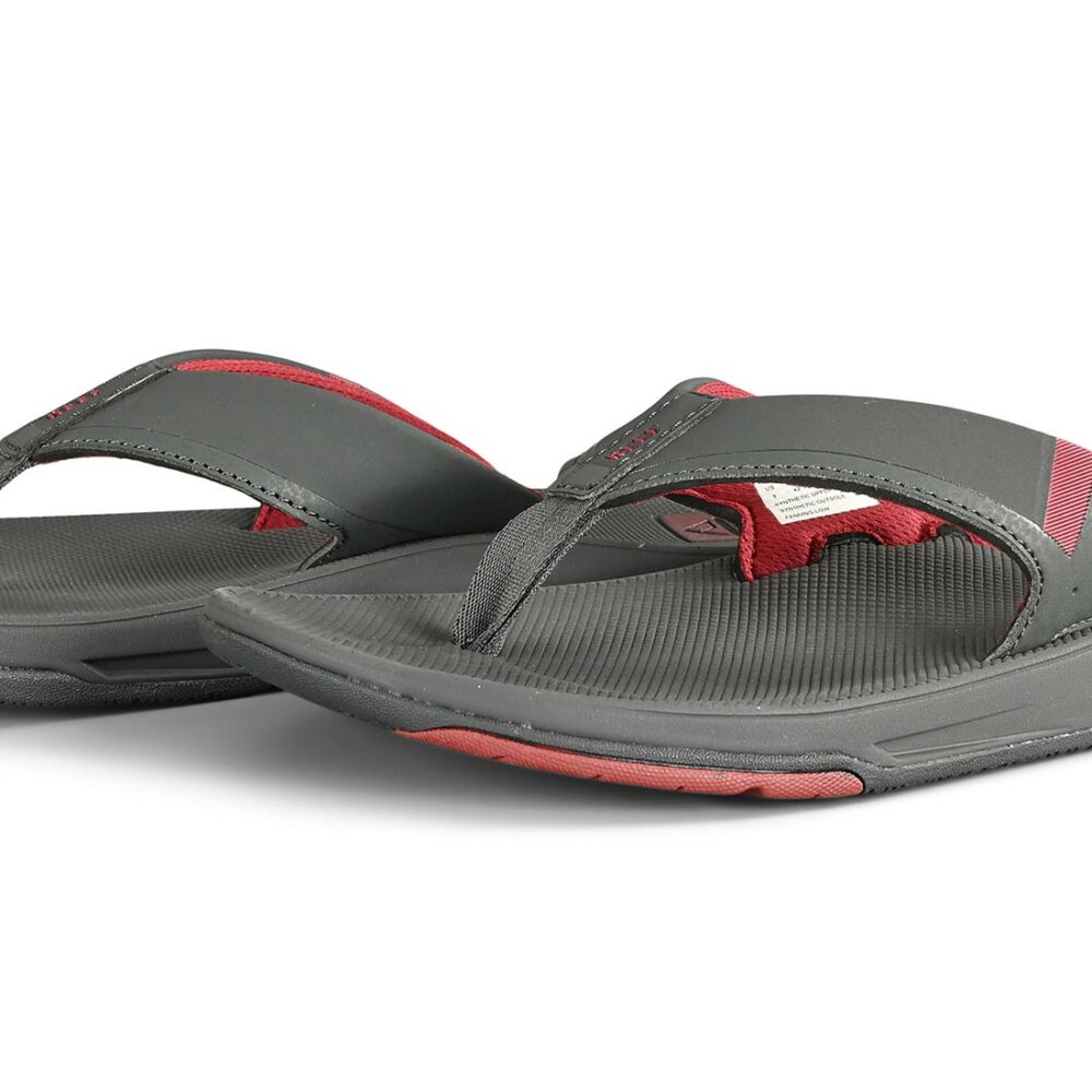 Reef Fanning Low Sandals - Raven/Red