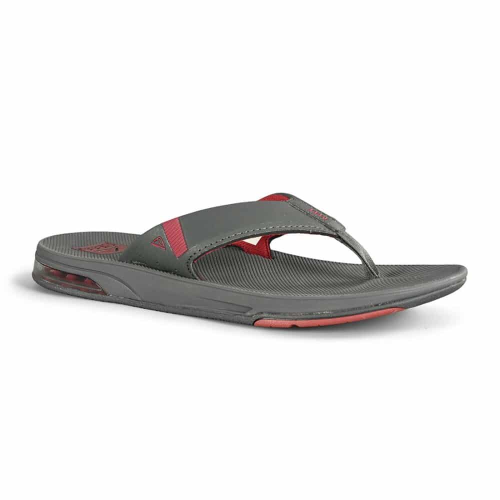 Reef Fanning Low Sandals - Raven/Red