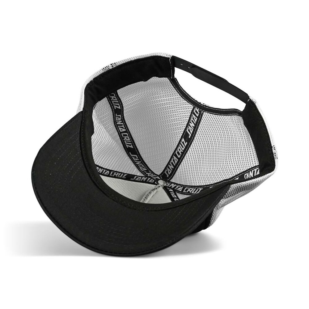 Santa Cruz Contest Oval Mesh Back Cap - Black/White