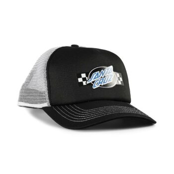 Santa Cruz Contest Oval Mesh Back Cap - Black/White