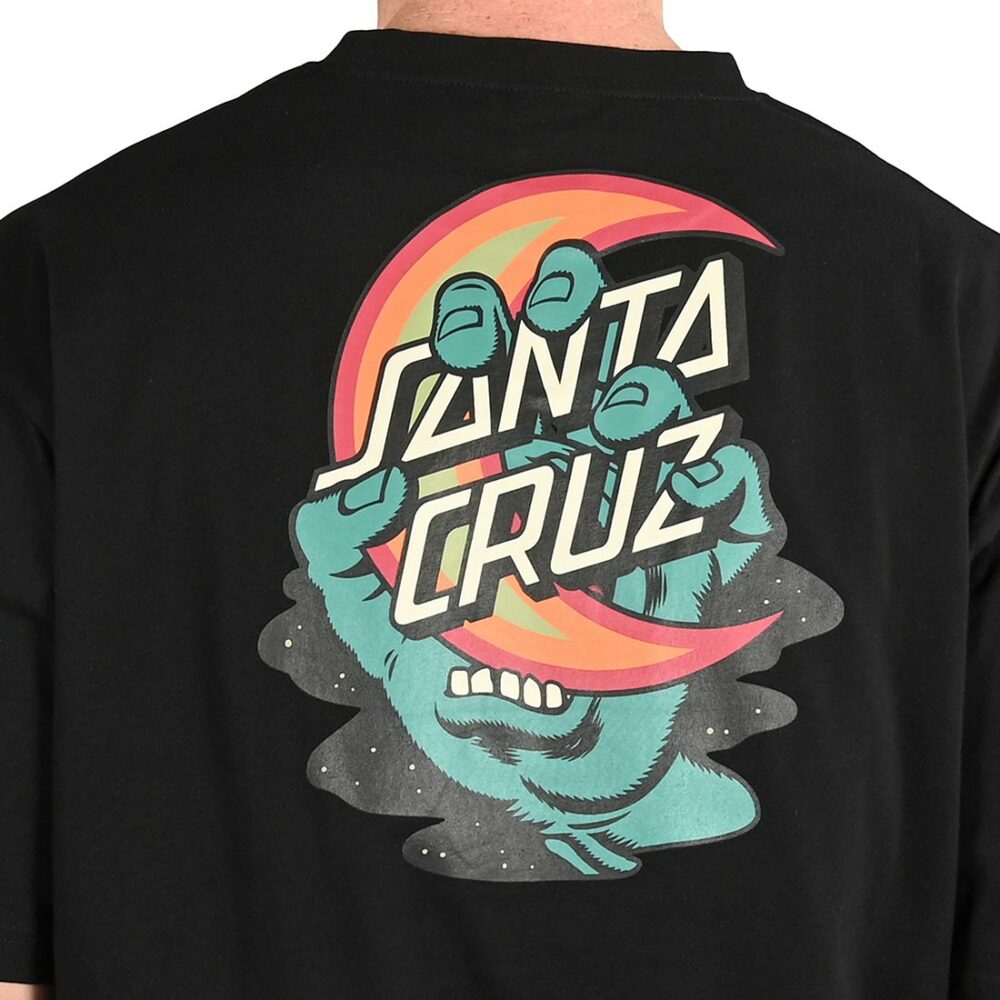 Santa Cruz Screaming Delta Moon S/S T-Shirt - Black