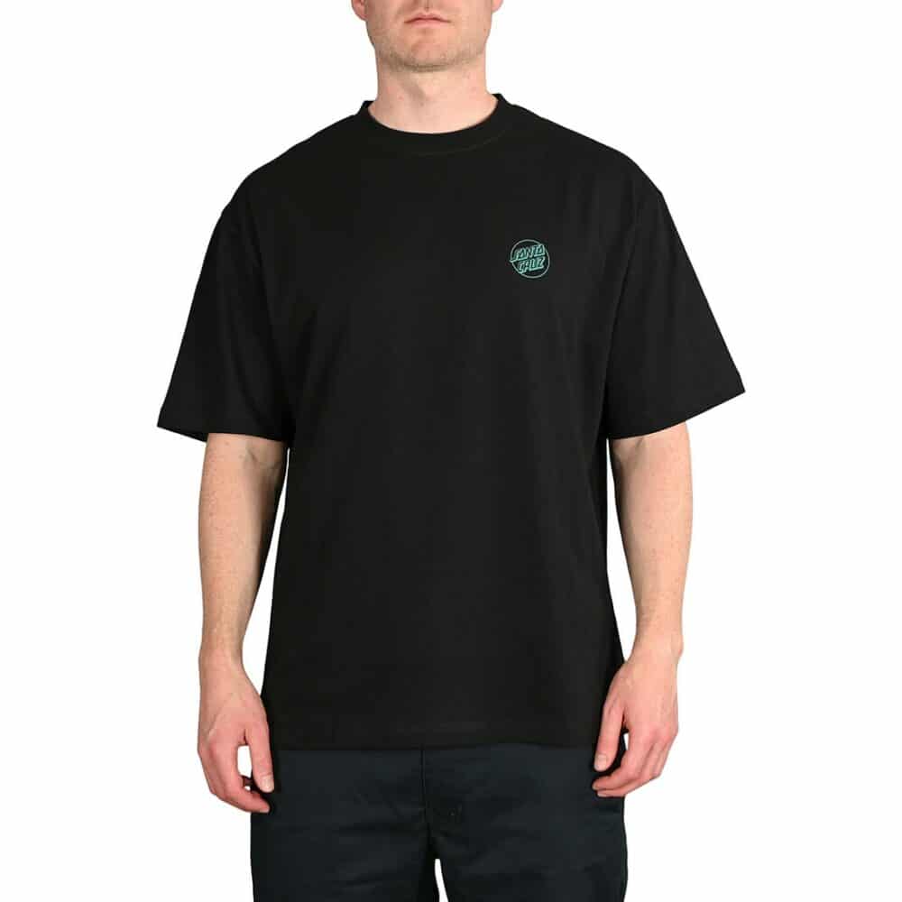 Santa Cruz Screaming Delta Moon S/S T-Shirt - Black