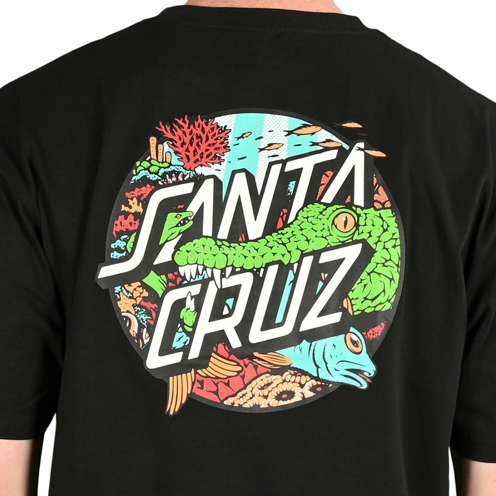 Santa Cruz Winkowski Aquatic Dot S/S T-Shirt - Black