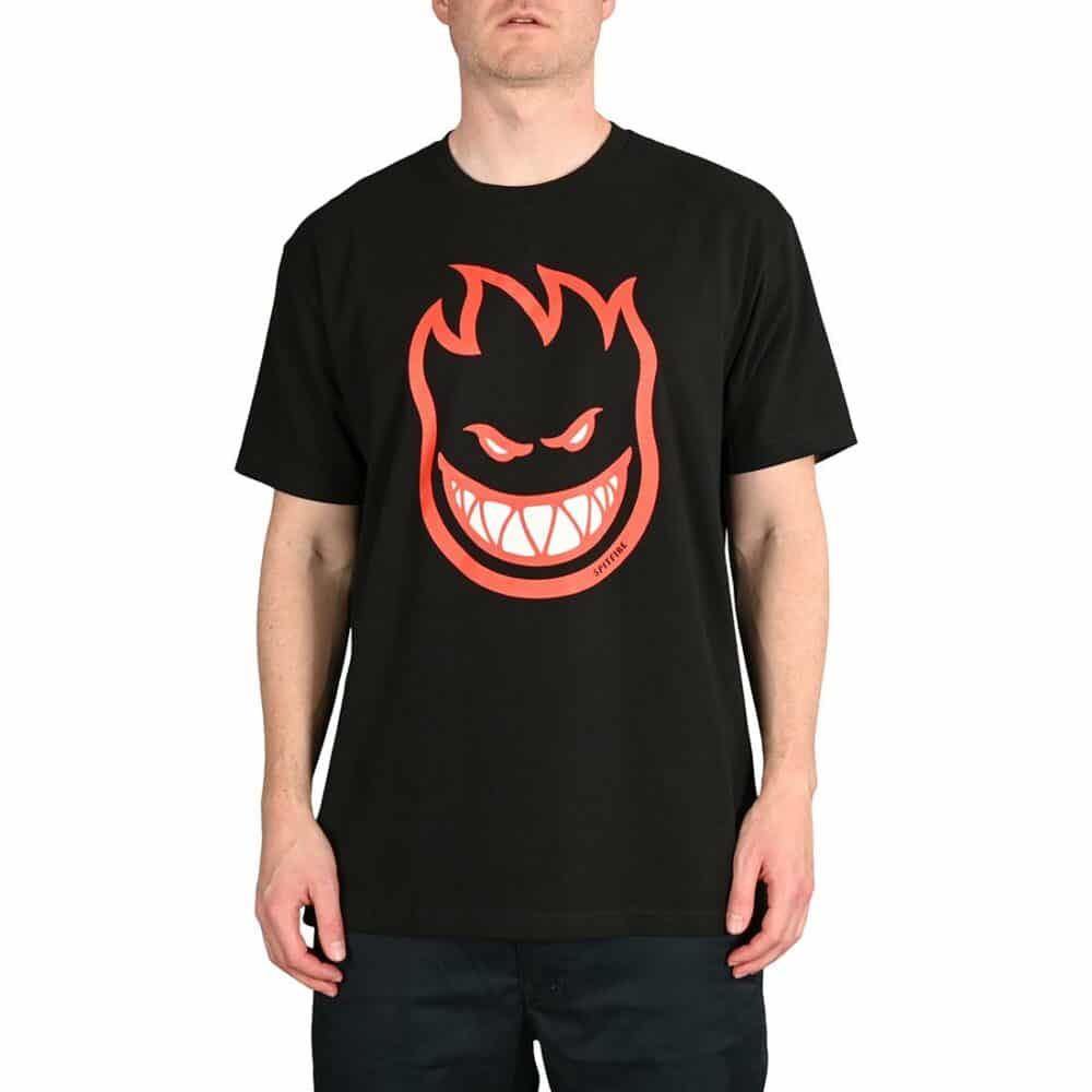 Spitfire Bighead Fill S/S T-Shirt - Black/Red/White