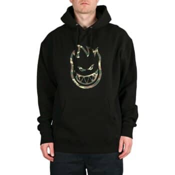 Spitfire Bighead Outline Fill Hoodie - Black/Forrest