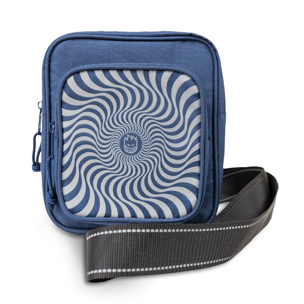 Spitfire Bighead Swirl Cross Body Bag - Navy/Orange/Reflective