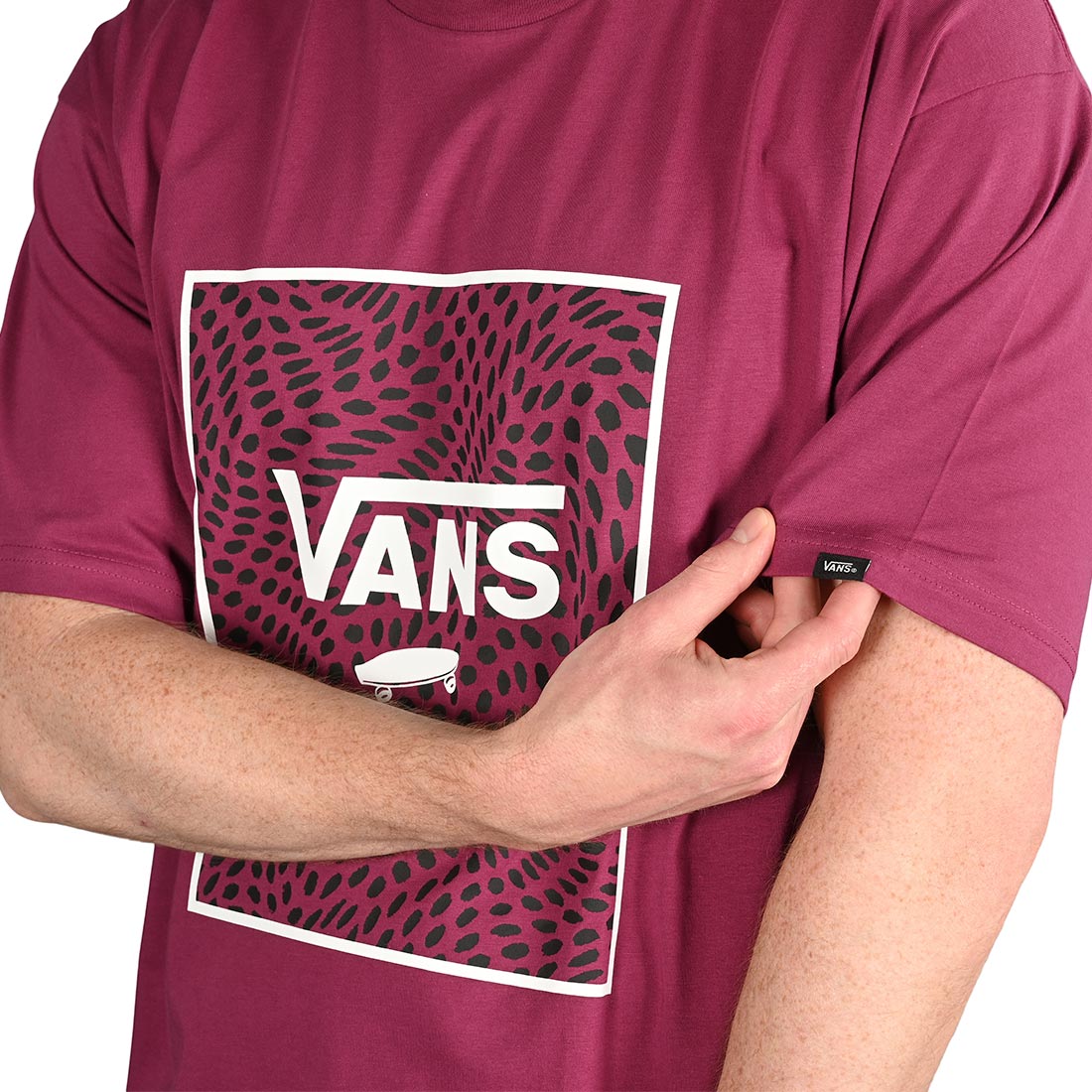 Vans Classic Print Box T-Shirt - Purple Potion/Black