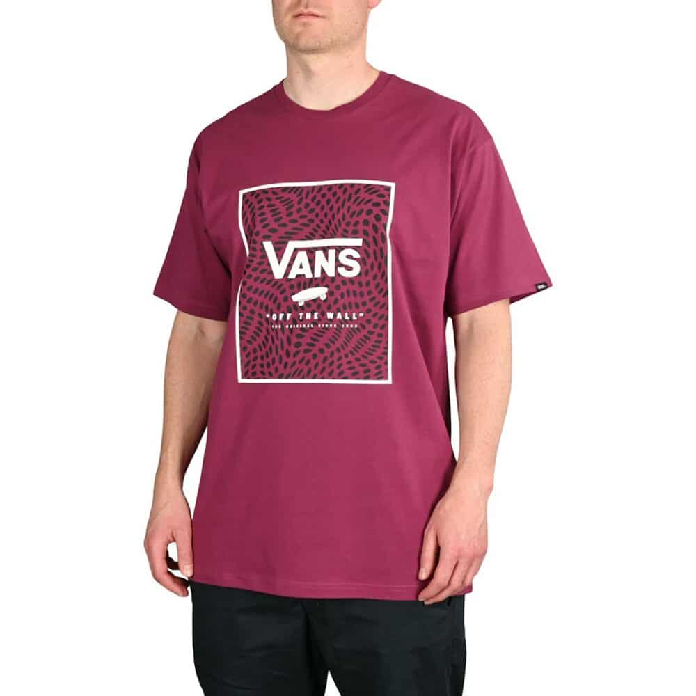 Vans Classic Print Box S/S T-Shirt - Purple Potion/Black