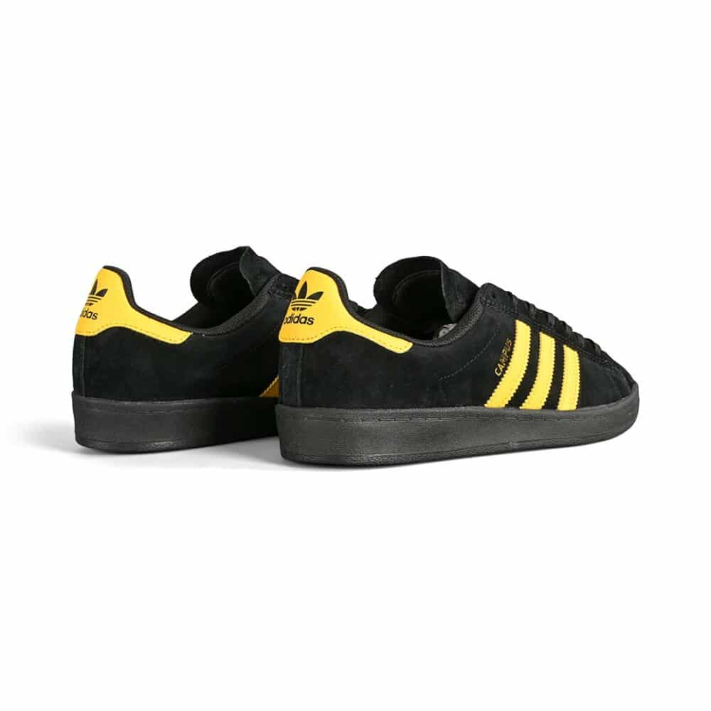 Adidas Campus ADV Skate Shoes - Core Black/Bold Gold/Core Black