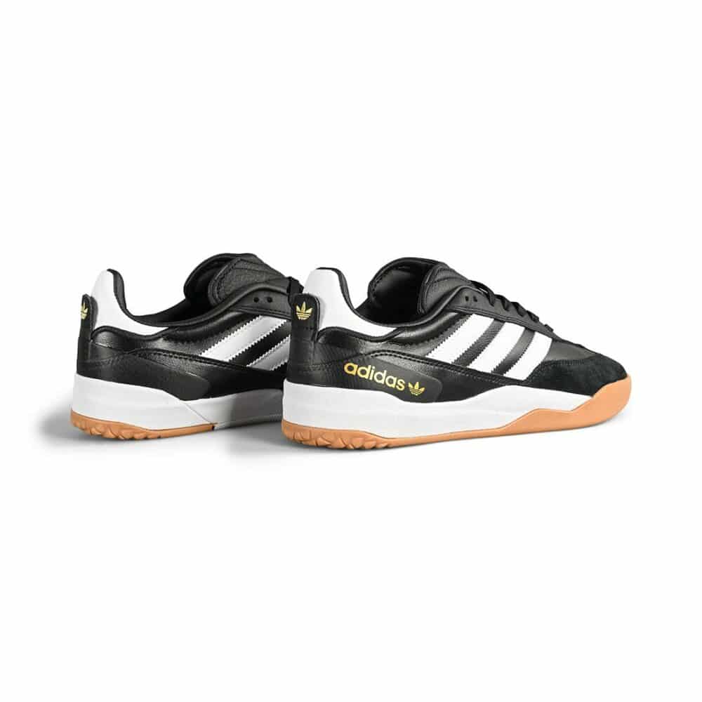 Adidas Copa Nationale Skate Shoes - Core Black/Cloud White/Gold