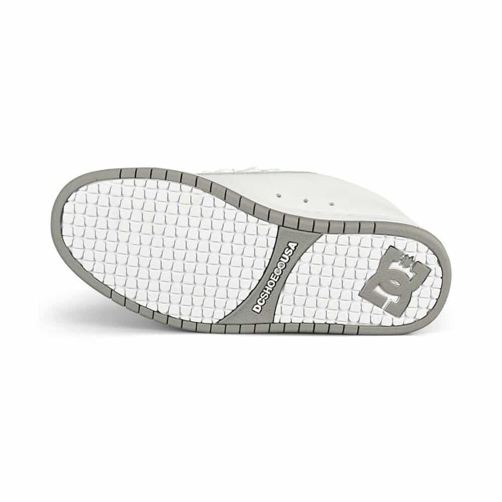 DC Court Graffik Skate Shoes - White/Royal/Grey