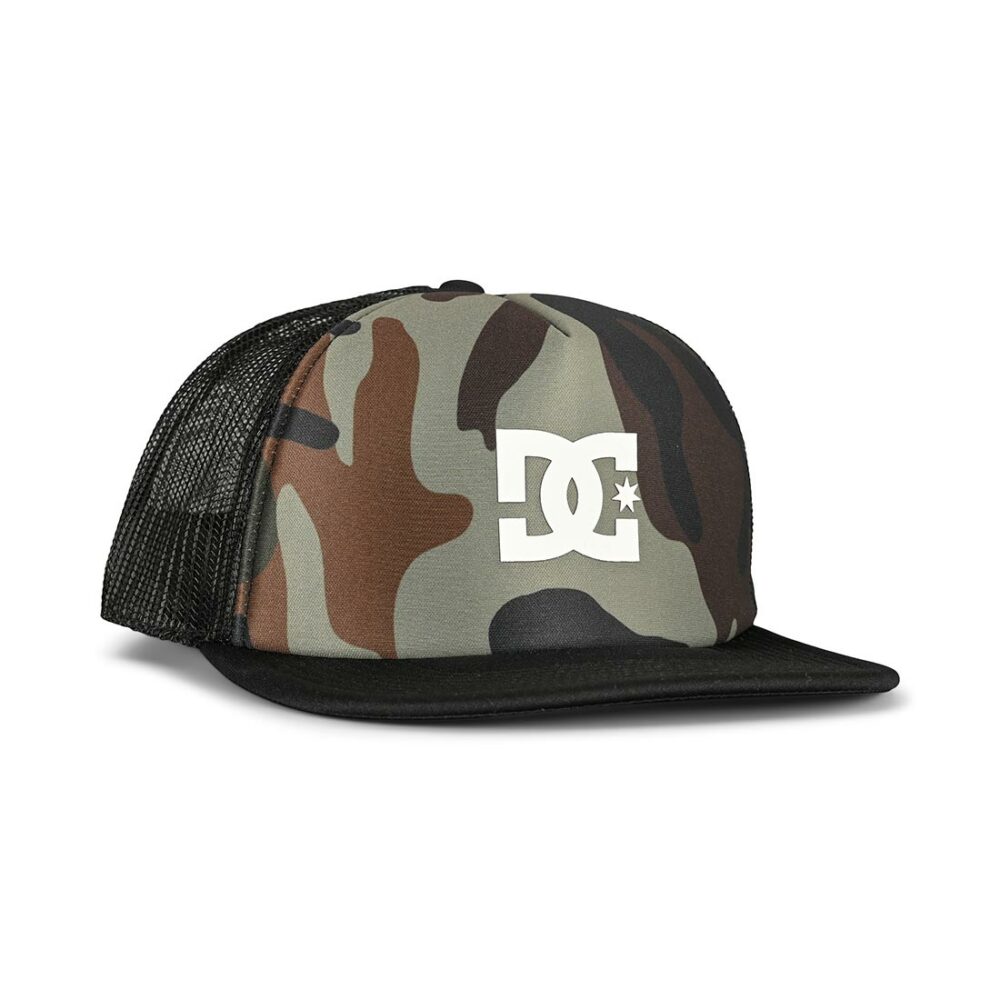 DC Gas Station Trucker Cap - Woodland