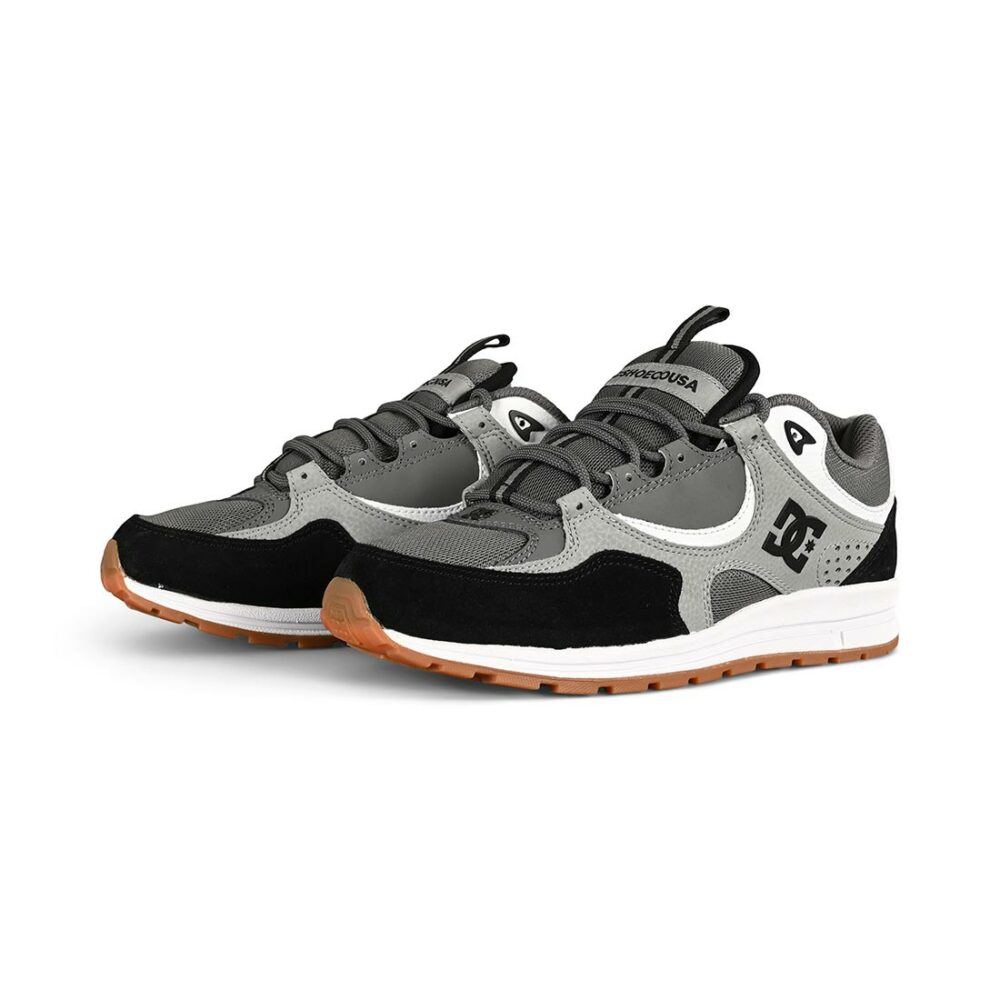 DC Kalis Lite Skate Shoes - Black/DK Grey/White