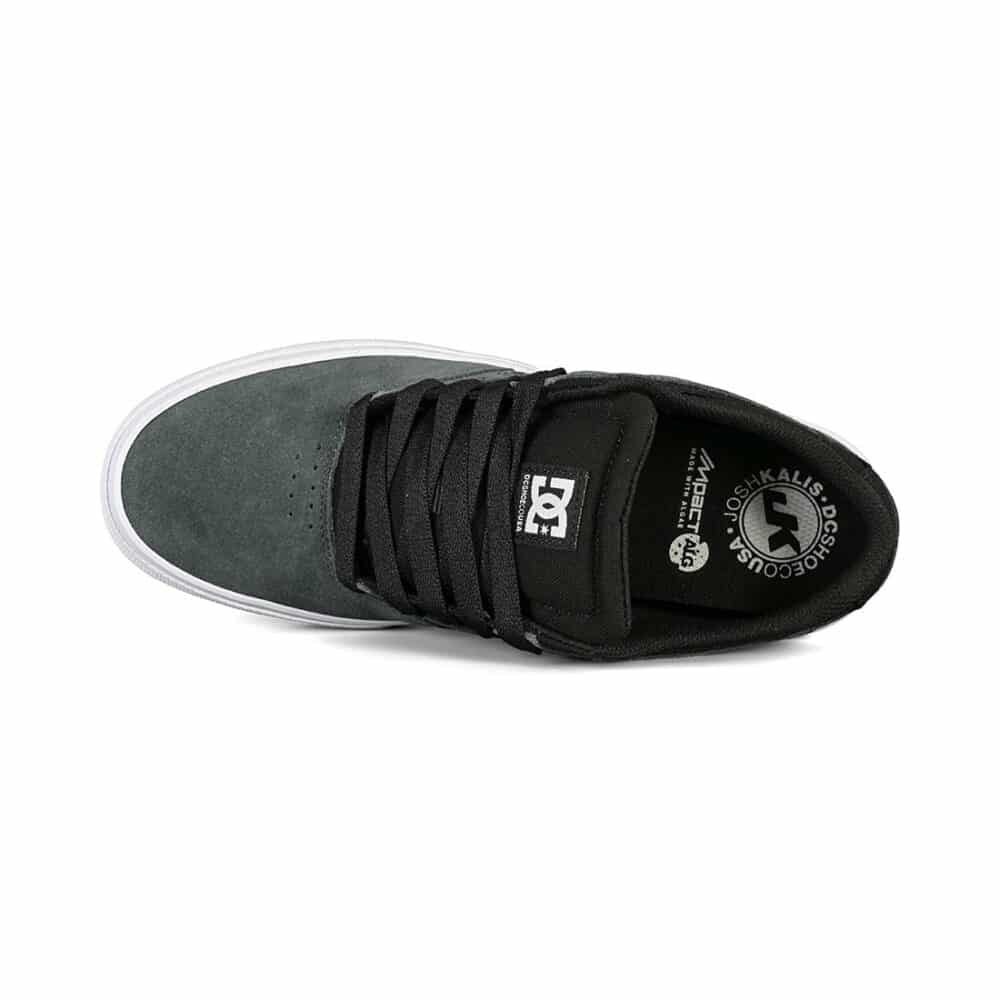 DC Kalis Vulc Skate Shoes - Grey/Black/Grey