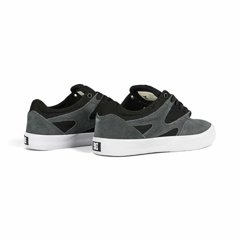 DC Kalis Vulc Skate Shoes - Grey/Black/Grey