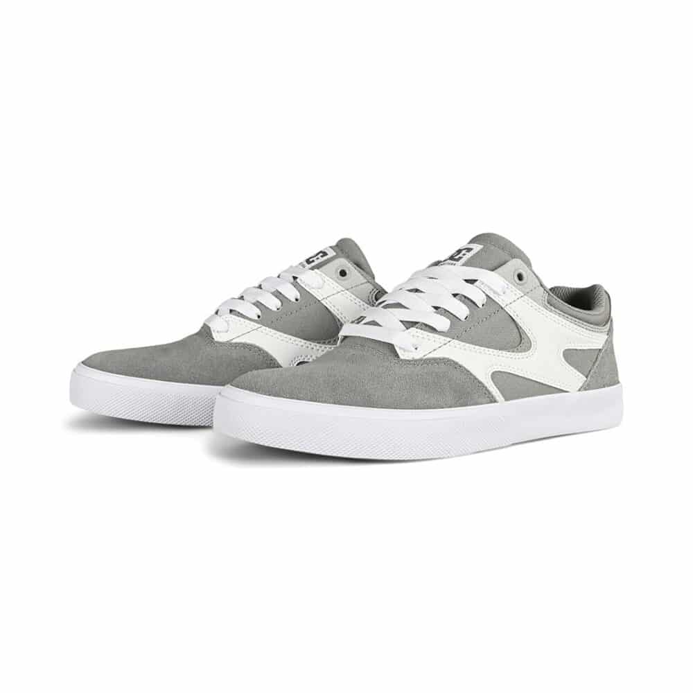 DC Kalis Vulc Skate Shoes - Grey/White