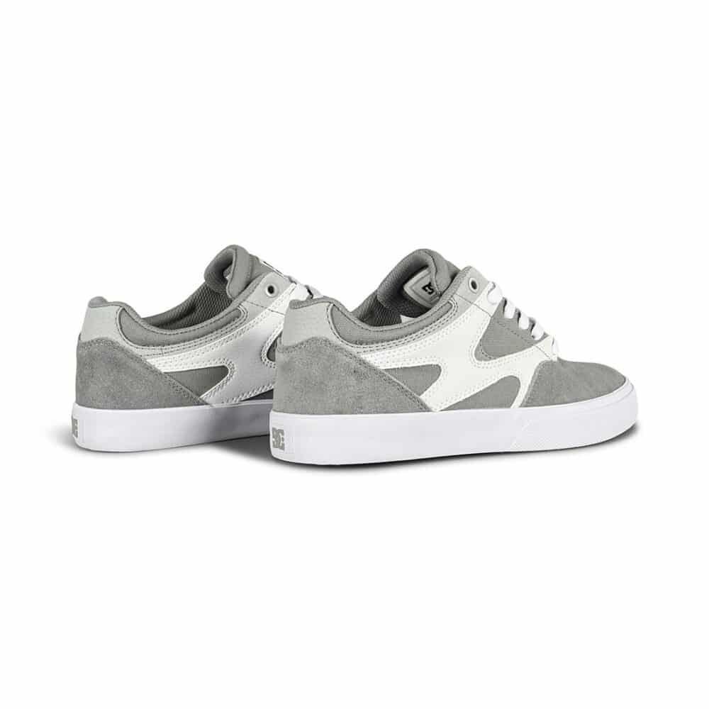 DC Kalis Vulc Skate Shoes - Grey/White