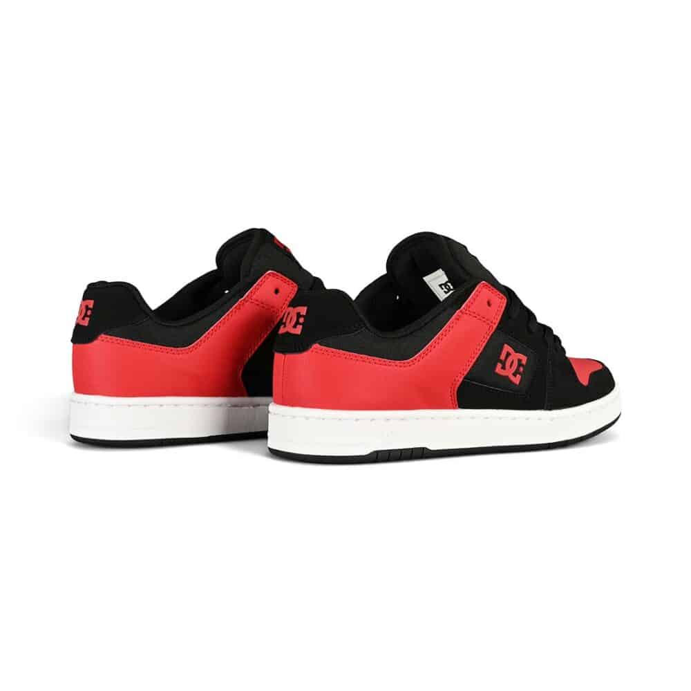 DC Manteca 4 Skate Shoes - Black/Athletic Red