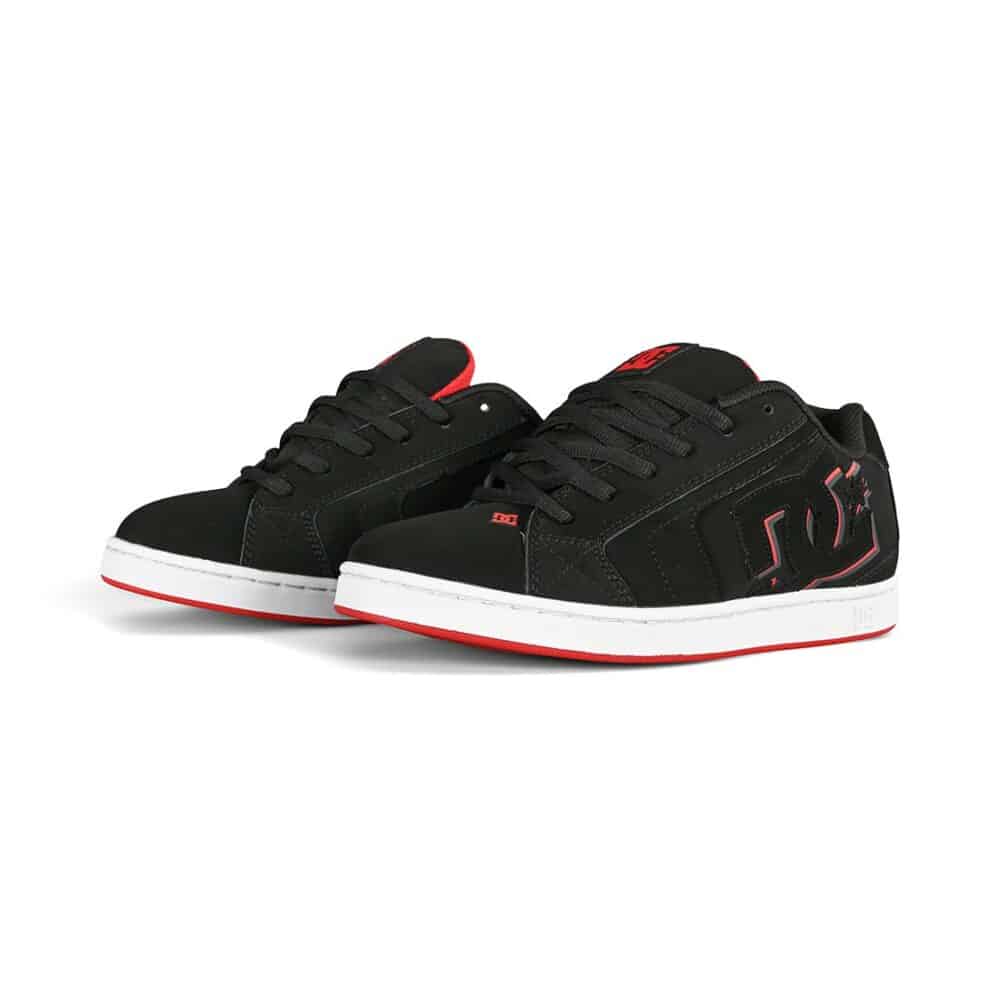 DC Net Low Top Skate Shoes - Black/Grey