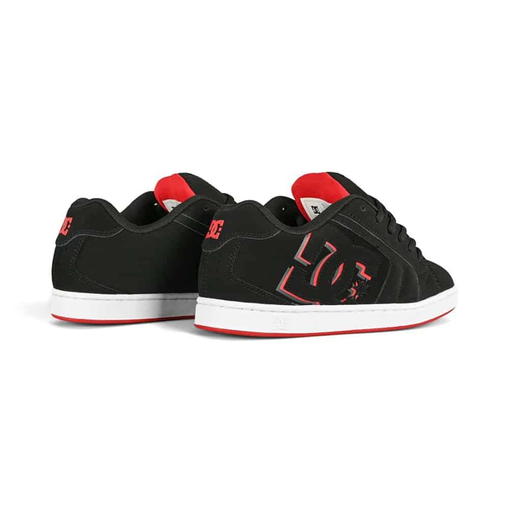 DC Net Low Top Skate Shoes - Black/Grey