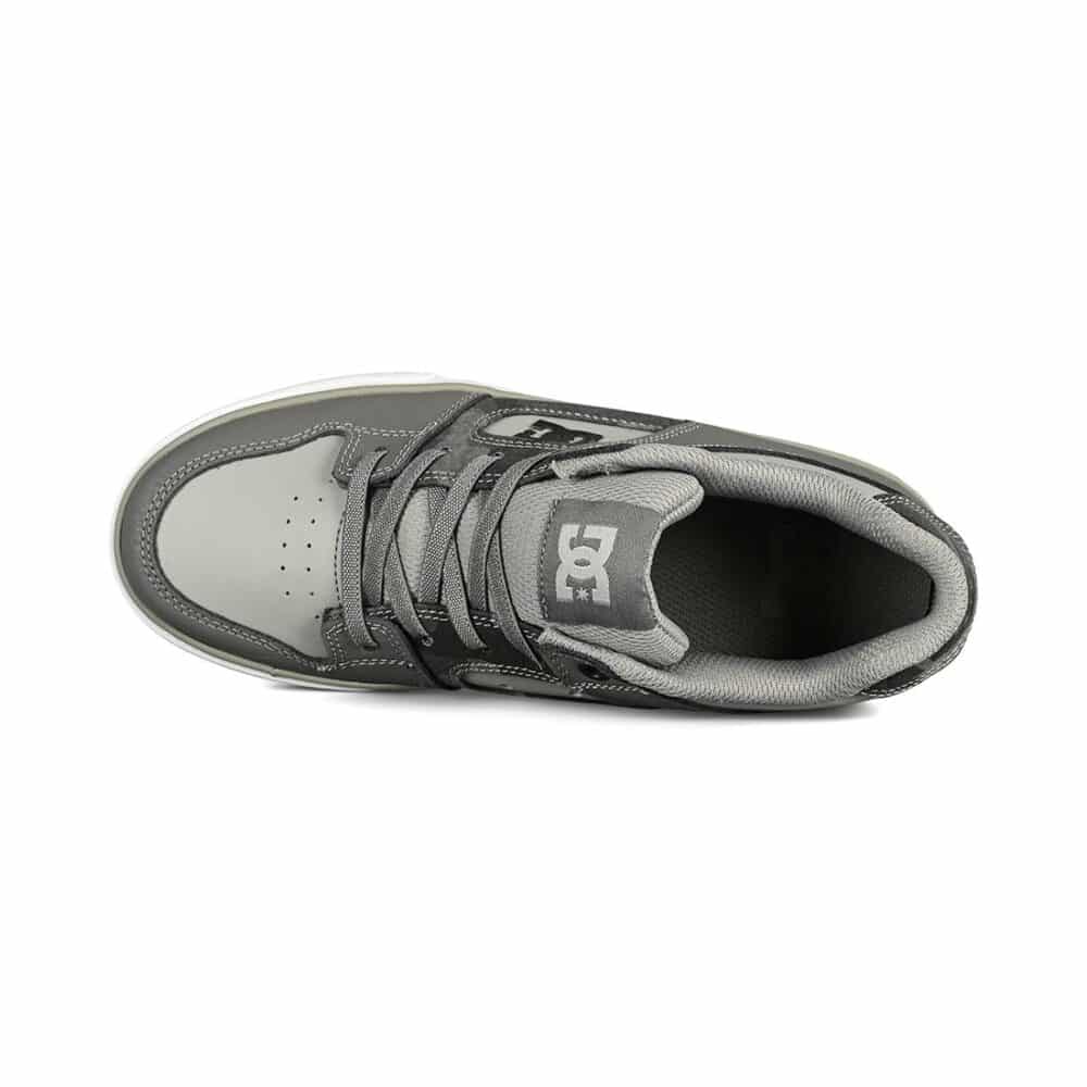 DC Pure Elastic (Youth) Skate Shoes - Grey