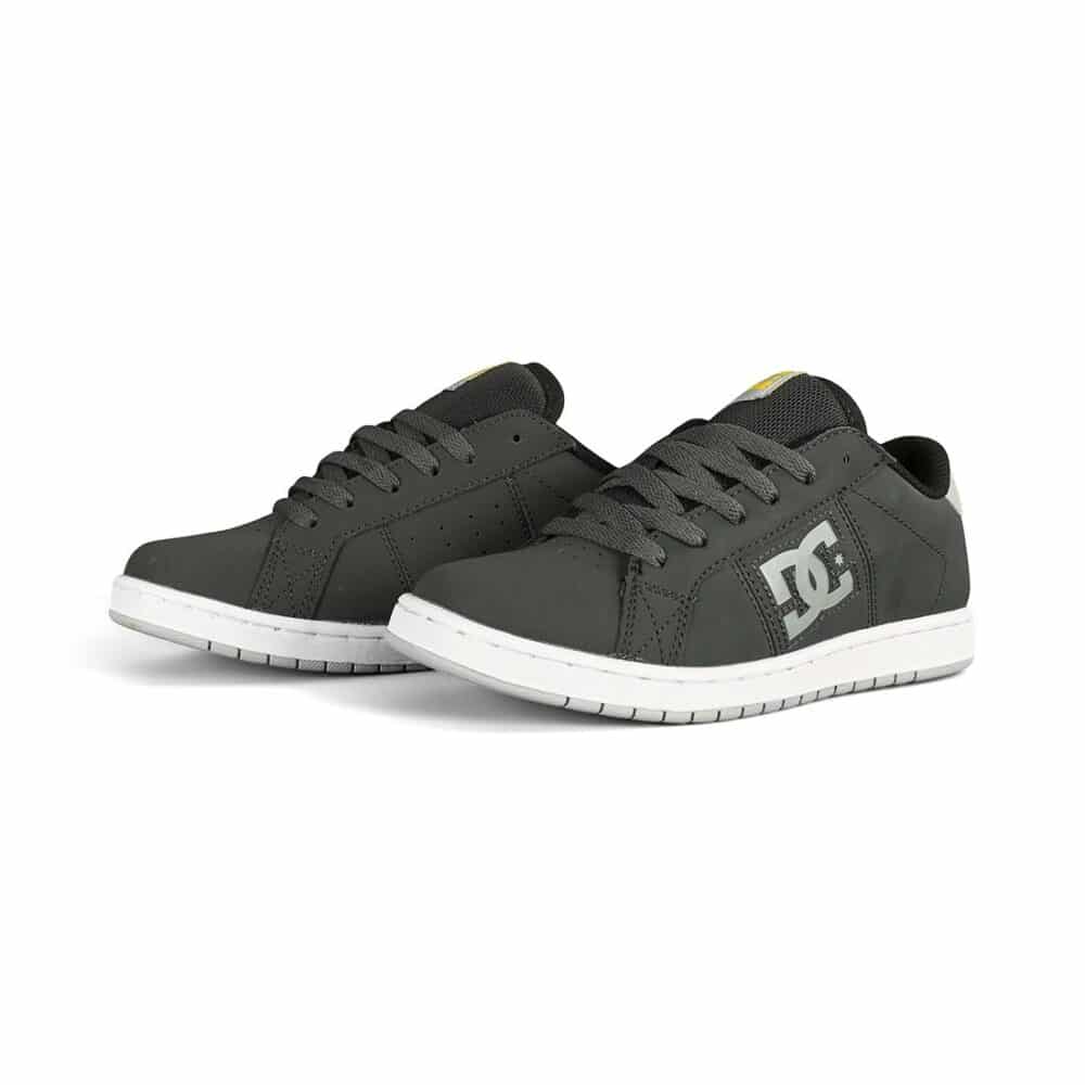DC Striker (Youth) Skate Shoes - Grey/Yellow
