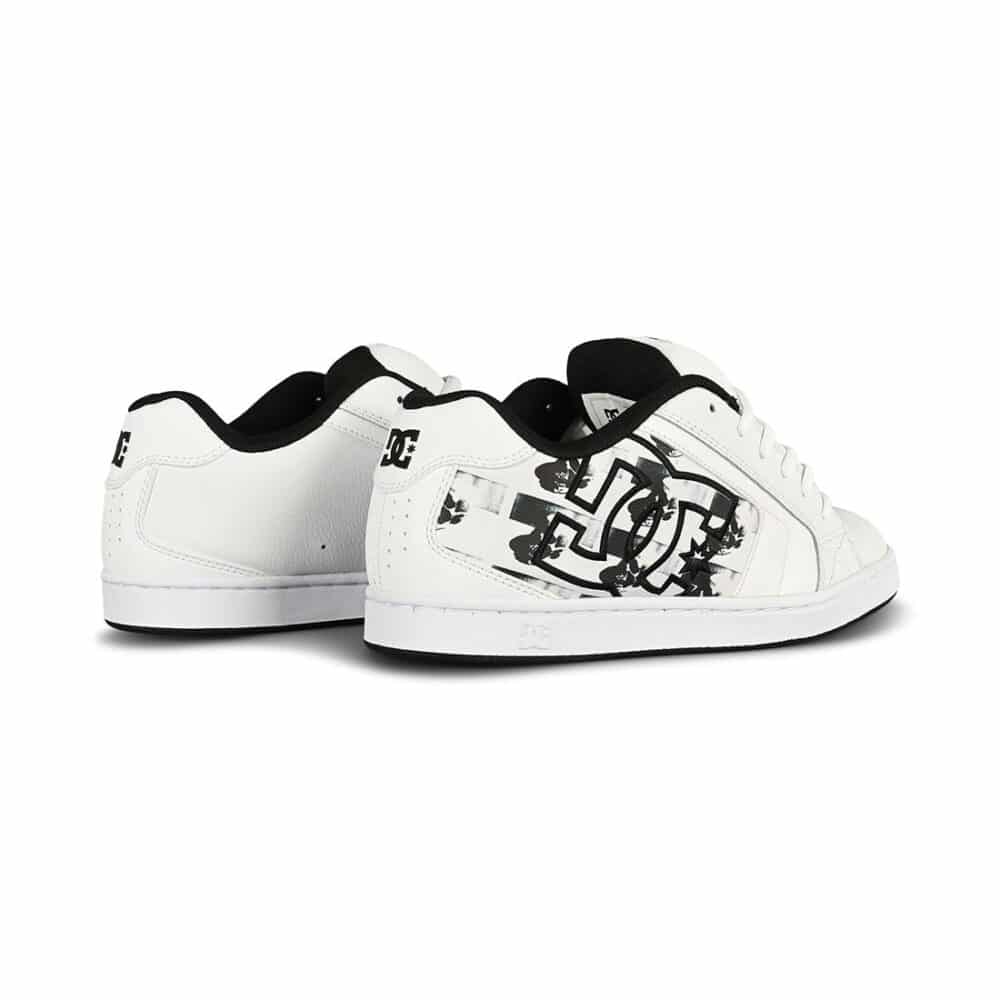 DC x Warhol Net Skate Shoes - White/Black