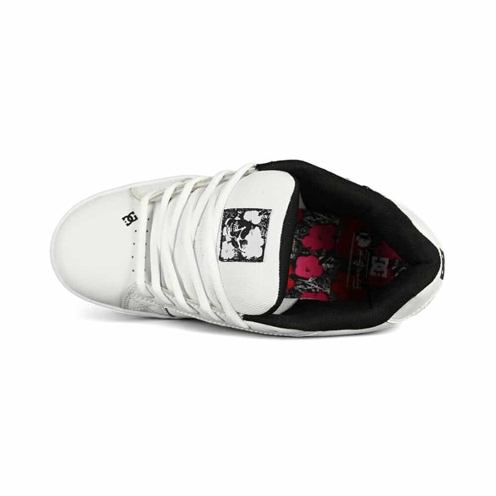 DC x Warhol Net Skate Shoes - White/Black