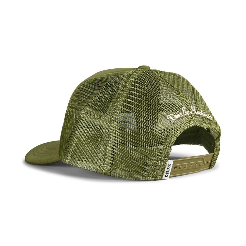 Deus Ex Machina Crimson Trucker Cap - Olive