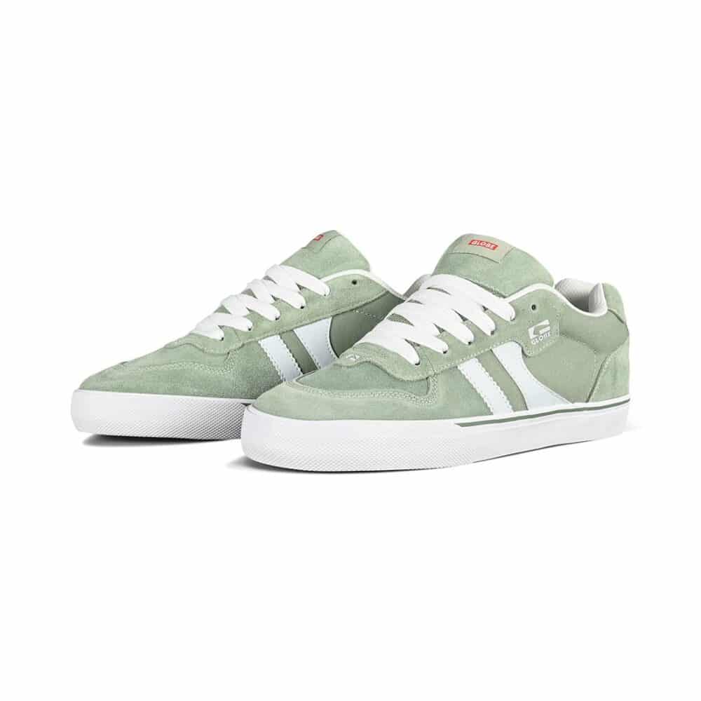 Globe Encore 2 Skate Shoes - Jade Green/White