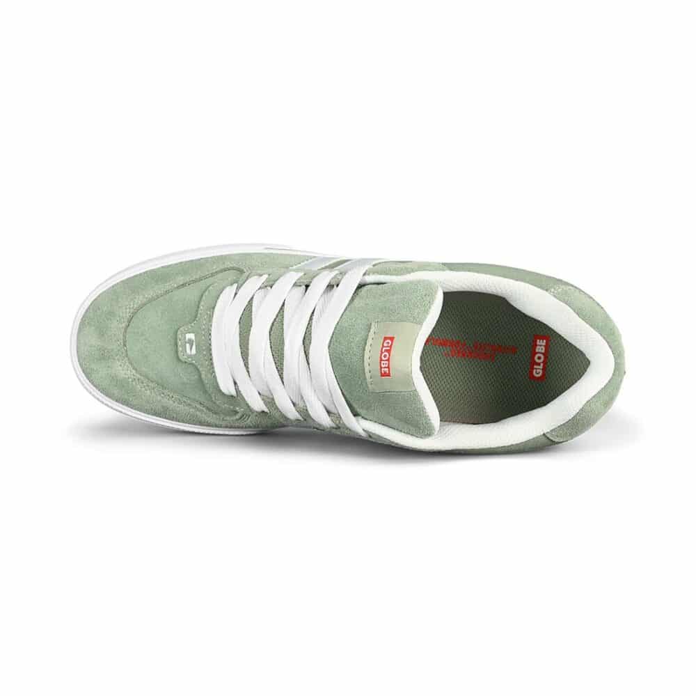 Globe Encore 2 Skate Shoes - Jade Green/White