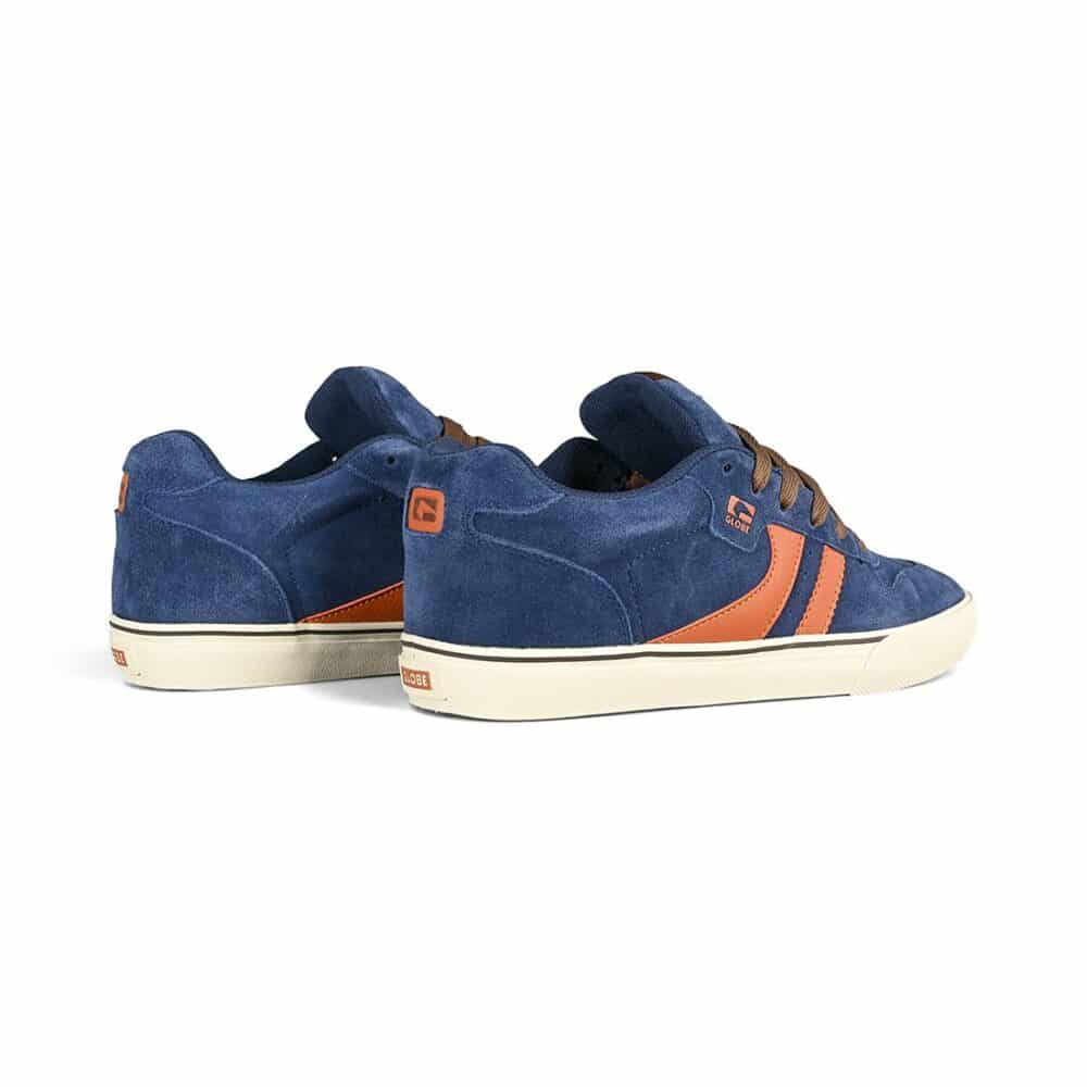 Globe Encore 2 Skate Shoes - Navy/Brown/Antique